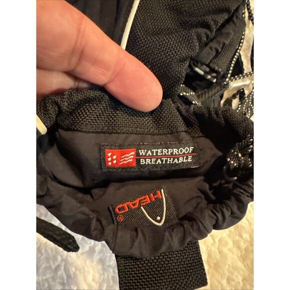 HEAD HIPORA Outlast WATERPROOF  SKI SNOWBOARD GLOVES w/ZIP POCKET Sz-small - Picture 3 of 5